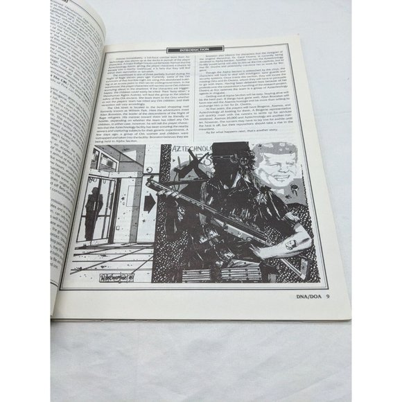 Shadowrun DNA/DOA Sci-Fi RPG Adventure Module Sourcebook - Picture 16 of 16